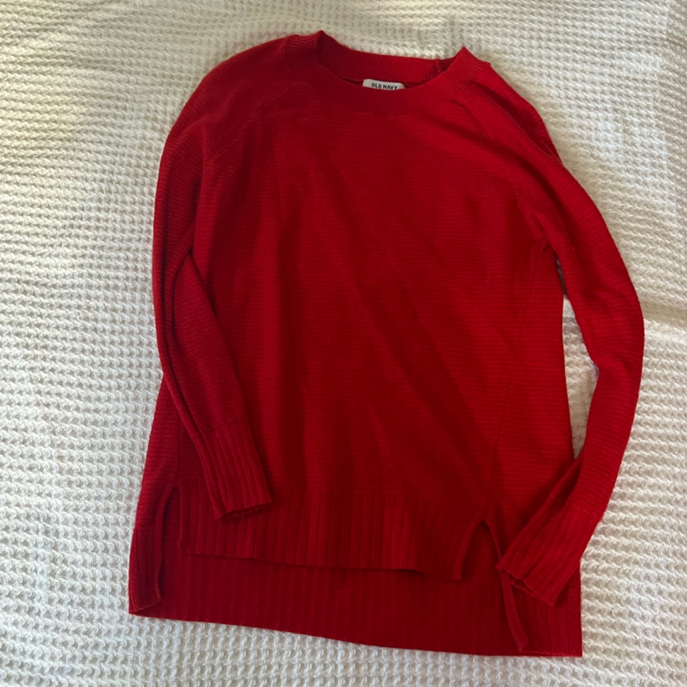Old Navy Vibrant Red Sweater